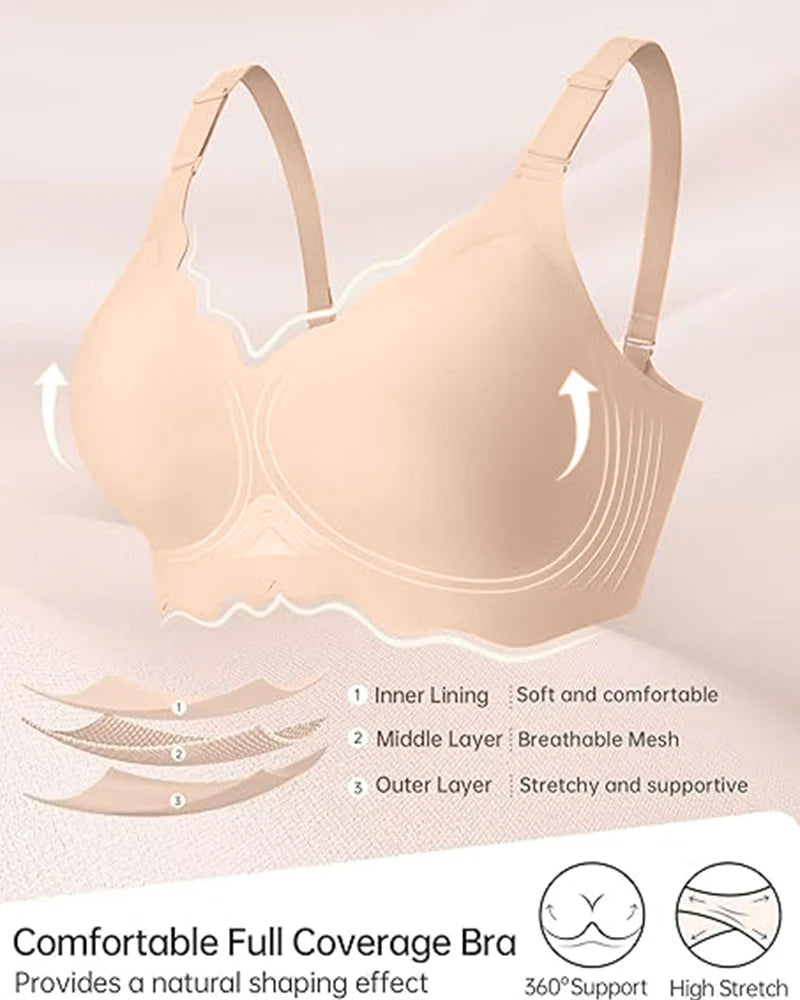 Wireless Full-Coverage Comfort Bra