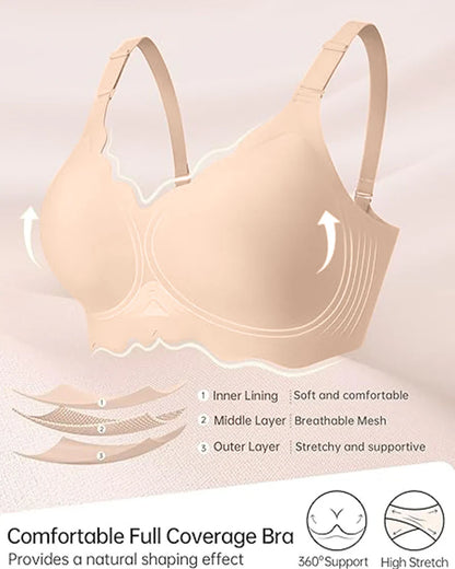 Wireless Full-Coverage Comfort Bra